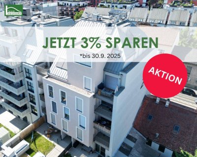 Erstbezug mit Terrasse und hochwertiger Küche nahe Kagraner Platz! Top Ausstattung und Klima-Vorbereitung!