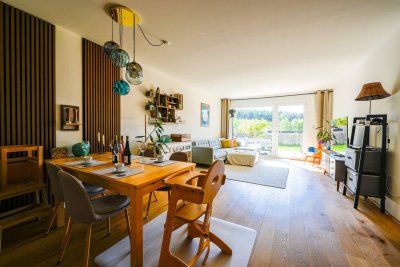 Exklusive 4-Zimmer-Gartenwohnung in Igls – stilvoll wohnen am Sonnenplateau