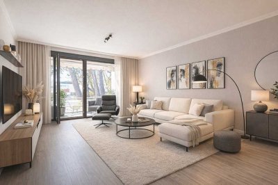 Strandnahe moderne und großzügige
2,5-Zimmerwohnung mit Tiefgaragenstellplätzen