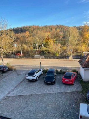 3 Zi- Dachgeschosswohnung in 72108  Rottenburg/N- Bieringen, Herbstlichen  Blick zum Neckar