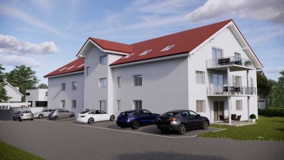 *** 2-Zimmer-Wohnung im 1. OG mit Westbalkon - Neubau Mehrfamilienhaus mit 15 Einheiten ***