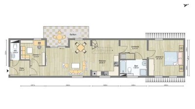 Außergewöhnliche 5-Raumwohnung Maisonette in Greifswald in zentraler Lage