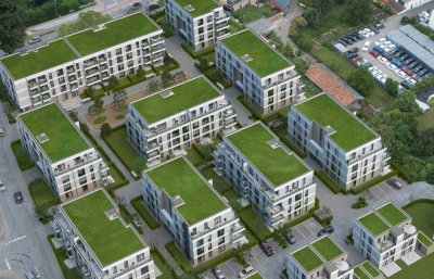 Neubau | 2 ZKBB | 2 OG | Drei Sonnenausrichtungen Ost/Süd/West | Abstellraum | TG-KFZ