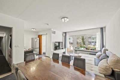 Modernisiert & Zentral: Lichtdurchflutete 3-Zi.-Wohnung mit Westloggia