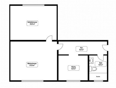 Schöne helle 2 Zimmer Eigentumswohnung