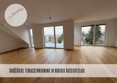großzügige Terrassenwohnung in ruhiger Aussichtslage