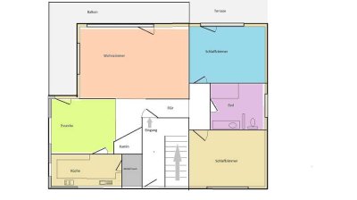 3,5 Zimmerwohnung+Kamin+Terrase+Garden. Horb / Dettingen