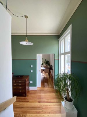 Restaurierte Wohnung mit eigener Terrasse+Garten im „Buddenbrooks“-Haus