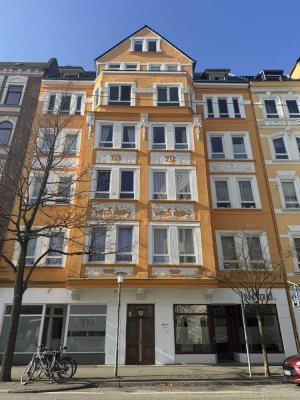 Renovierte 2-Zimmer Wohnung mit Terrasse und Küchenzeile/ Citylage