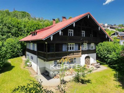Ein Stück Allgäuer Geschichte: 
 Historische Villa mit Charme und Charakter 
 in Oberstaufen