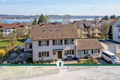 Bezugsfreie 4-5-Zi.-Wohnung im EG mit eigenem Garten in bevorzugter, seenaher Lage von Dingelsdorf