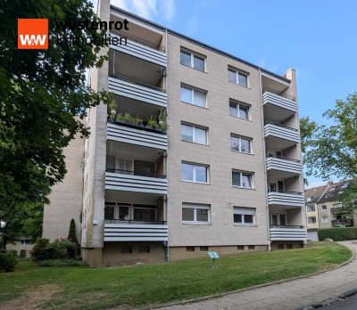 „Holsterhausen: Gepflegte 2,5-Zi.-Wohnung mit Balkon & Garage – bezugsfrei!“