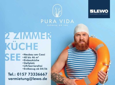 *** NEUBAU * Wärmepumpe * Stellplatz * EBK * unmittelbar am See *04/2026 ***