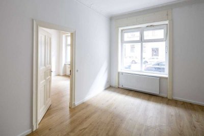 Bezugsfreie 2-Zimmer-Erdgeschosswohnung in bester Gräfekiez Lage!