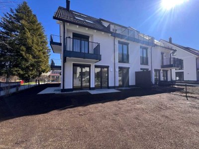 NEUBAU-DG-Wohnung über zwei Etagen mit sonniger Dachterrasse + Balkon
