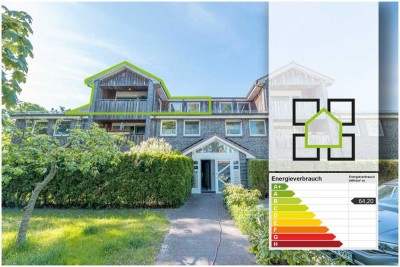Großzügige, moderne Dachgeschosswohnung in kleiner Wohnanlage. Energieeffizienzklasse "B"