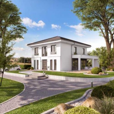 Platz für alle! Exklusiver lichtdurchfluteter Neubau aus dem Hause BIEN ZENKER inkl. Baugrundstück