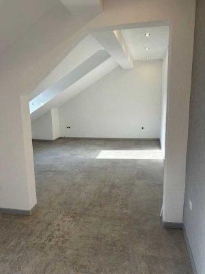 Geräumige, renovierte möblierte 1-Zimmer-DG-Wohnung zur Miete in Altrip