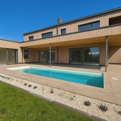 Neubau Villa mit Pool Mondsee Zentrum/ Provisionsfrei