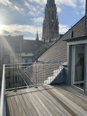 Luxuriöses 5-Zimmer Penthouse mit Dachterrasse  in Koblenz-Süd