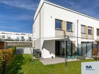 Platz für die Zukunft.
Modernes Reihenendhaus für Paare und Familien