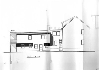 Gepflegte 2-Raum-Maisonette-Wohnung mit Balkon, Einbauküche und Abstellraum in Wöllstadt.