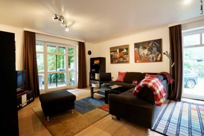 Charmante 2-Zimmer-Erdgeschosswohnung mit Terrasse in zentraler Lage