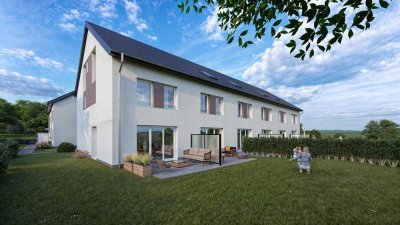 Erstbezug: 5,5-Zimmer RMH in Horgau · 142 m² · lichtdurchflutet & komfortabel · ab 02/26 zu mieten!