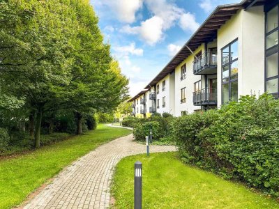 Barrierefreie, seniorengerechte und renovierte Wohnung mit Balkon und EBK in einer Servicewohnanlage