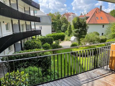 Erstbezug: Stilvoll renovierte 2-Zimmer-Wohnung mit Traumblick in neuwertiger Wohnanlage