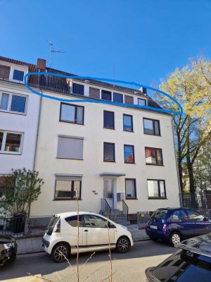 2,5-Zimmer-Dachgeschosswohnung in Bremen-Findorff