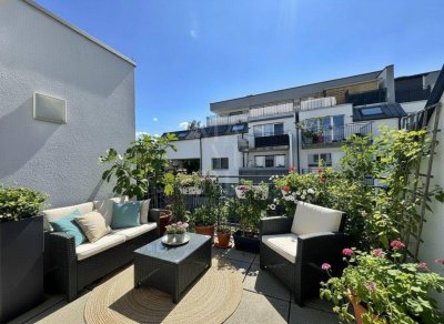 Neubau Terrassenwohnung mit Garagenstellplatz