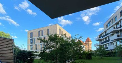 Wohnung mit Gartenanteil am Rhein