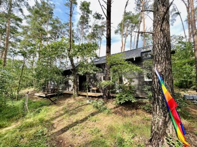 TinyHouse im Wendland-Wald - Tiny Haus als neues Zuhause / Ferienhaus v. 2022/23 - Glasfaser und PV!
