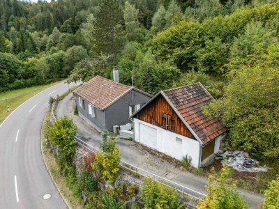 Kleines Häuschen im schönen Schwarzwald – hier haben Sie die Möglichkeit mitzugestalten.