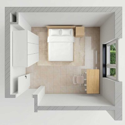 WG-Zimmer 15 m² | Frauen-WG | 550€ All-In | Möbliert | ab 1.8.