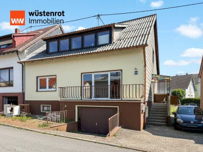 Rohdiamant in Heusweiler-Holz: 112 m² Wohnfläche, Garage & 336 m² Grundstück