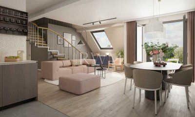 Exklusive 4-Zimmer-Neubau-Maisonette-Wohnung mit Balkon in Kirchheim am Neckar