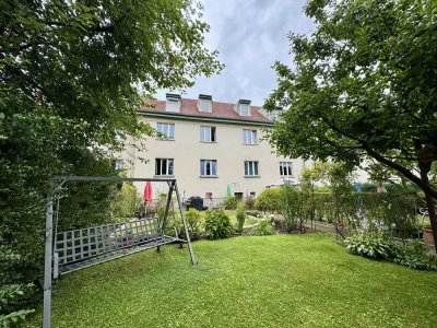 Vermietete 2-Zimmer-Wohnung mit Garten-Parzelle