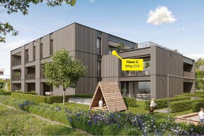 4-Zimmer-Dachgeschosswohnung mit traumhafter Terrasse | C12