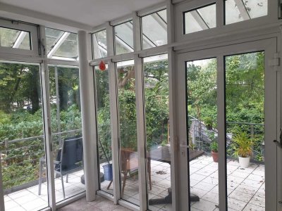 Exklusive 3-Zimmer-Hochparterre-Wohnung mit Garten und Garage in Berlin-Tegel am Tegeler See