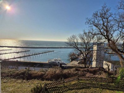 3 Zimmer direkt am Stadthafen Rügen/Sassnitz -Ausblick pur-