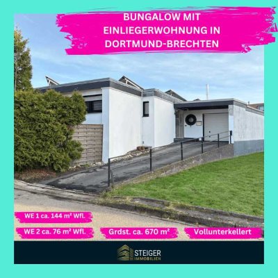 Vielseitiger Bungalow mit Einliegerwohnung in Toplage von Dortmund‑Brechten