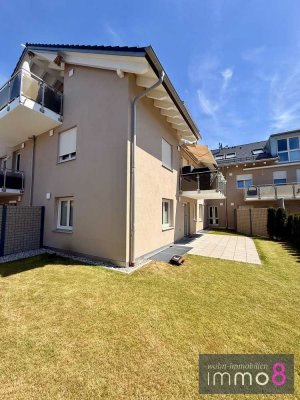 Neubau großzügige Gartenwohnung in ruhiger grüner Lage südlich von München