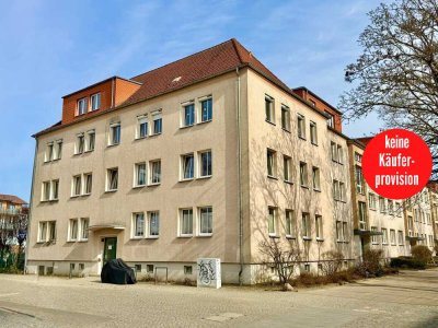 HORN IMMOBILIEN++ Neubrandenburg Zentrum, helle 3-Raum Eigentumswohnung, EBK, Keller & Parkfläche