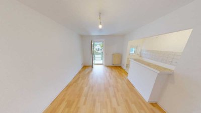 Ländlich gelegene 2-Raum-Wohnung in gepflegter Wohnanlage