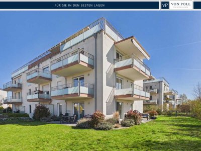 Moderne Erdgeschosswohnung mit grozügigen Garten und zwei Terrassen