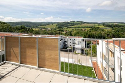 Moderne Dachterrassenwohnung mit Ausblick