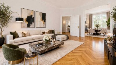 Stilvoller Altbau mit Gewerbeeinheit im Frankfurter Westend – Wohnen und Arbeiten in Bestlage