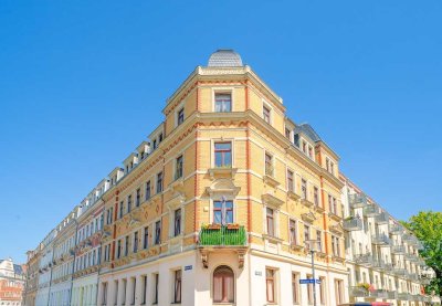 Sehr attraktive 3-RW * Süd-West-Ausrichtung * sep. Küche m. EBK * Bad m. Fenster  + BW * zentral *